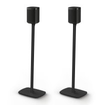 Flexson Floorstands for Sonos One or Play:1 (Pair) - Black