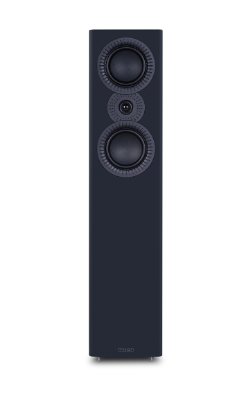 2-Way Floorstanding Loudspeaker With Two 5″ Bass Drivers And A 1″ Softdome Treble Unit - Black