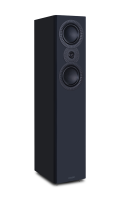 2-Way Floor Standing Loudspeaker with Two 6.5″ Bass Drivers Anda 1″ Softdome Treble Unit - Black