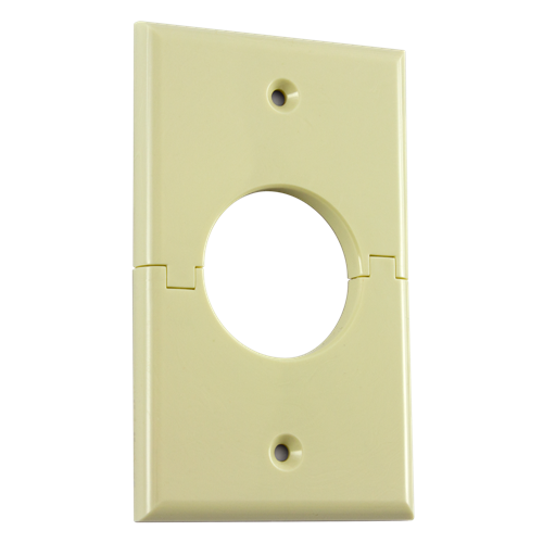 Midlite Single Gang Splitport - Almond