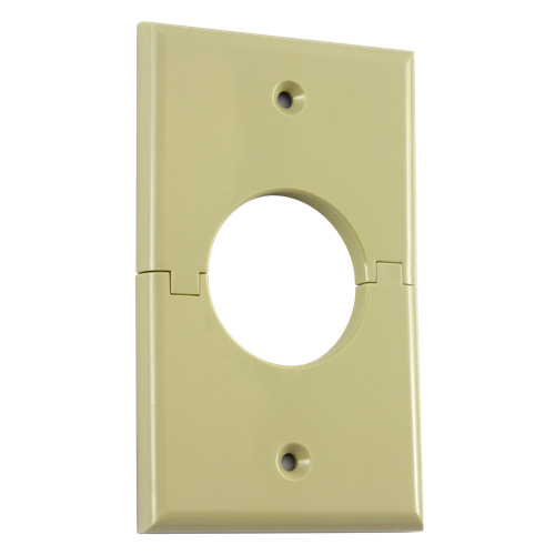 Midlite Single Gang Splitport - Ivory