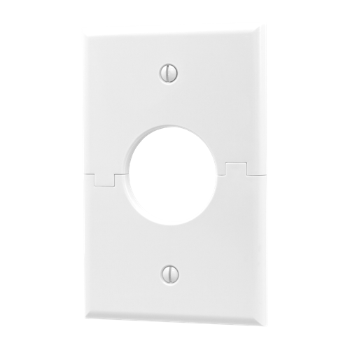 Midlite Single Gang Splitport Plus - White