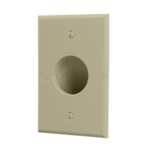 Midlite Splitport Recessed Wall Plate - Ivory