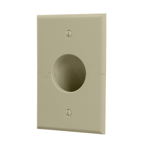 Midlite Splitport Recessed Wall Plate - Ivory