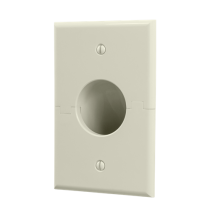 Midlite Splitport Recessed Wall Plate - Light Almond