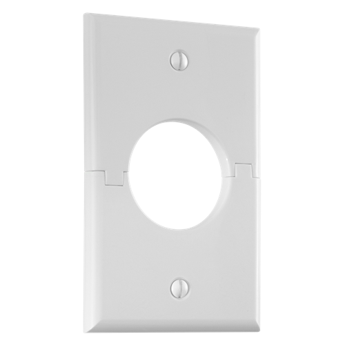 Midlite Single Gang Splitport - White