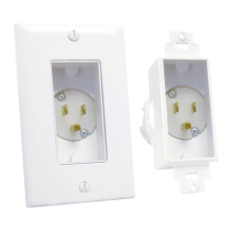 Midlite Single Gang Décor Recessed Power Inlet