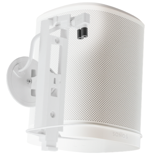 Midlite Wall Mount & Hidden Power for Sonos One/One SL - White