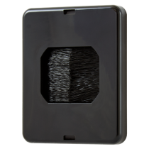 Midlite Small Brush Plate - Black Brush & Black Plate