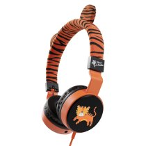 Planet Buddies - Charlie The Tiger Furry Kids Wired Headphones