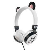 Planet Buddies - Pippin The Panda Furry kids Wired Headphones Recycled