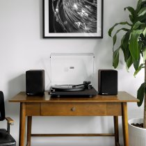 Victrola Premiere T1 Turntable System - Espresso