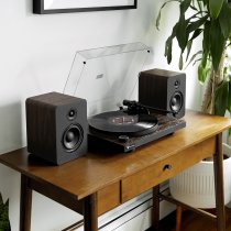 Victrola Premiere T1 Turntable System - Espresso