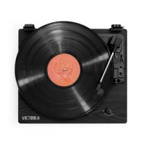 Victrola Montauk Bluetooth Turntable System - Black