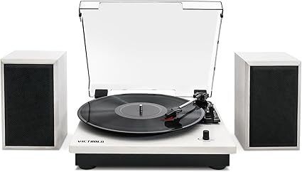 Victrola Montauk Bluetooth Turntable System - White