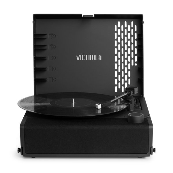 Victrola Revolution GO Portable Rechargeable Record Player - Black