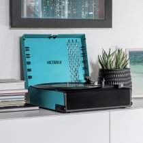 Victrola Revolution GO Portable Rechargeable Record Player - Blue