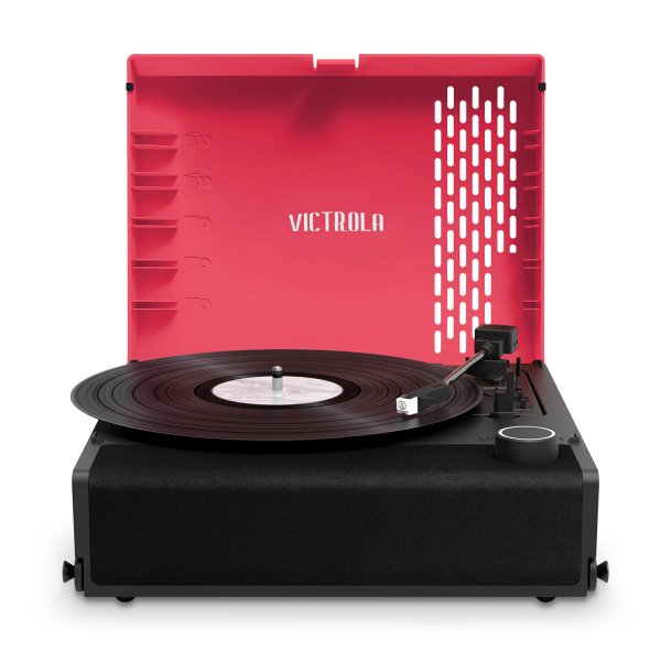 Victrola Revolution GO Portable Rechargeable Record Player - Pink