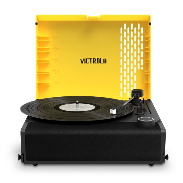 Victrola Revolution GO Portable Rechargeable Record Player - Yellow