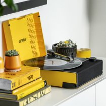 Victrola Revolution GO Portable Rechargeable Record Player - Yellow