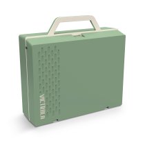 Victrola Re-Spin Sustainable Bluetooth Suitcase Record Player - Basil Green