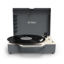 Victrola Re-Spin Sustainable Bluetooth Suitcase Record Player - Graphite Grey