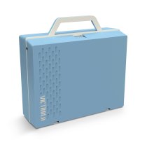 Victrola Re-Spin Sustainable Bluetooth Suitcase Record Player - Light Blue