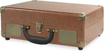 Victrola Vintage Portable Suitcase Turntable - Light Brown