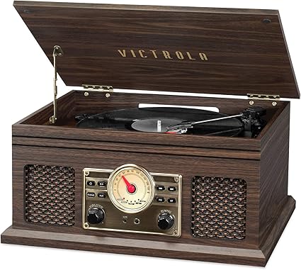 Victrola 4-in-1 Nostalgic Bluetooth Record Player - Espresso