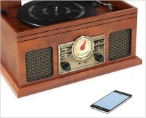 Victrola 4-in-1 Nostalgic Bluetooth Record Player - Mahogany