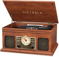 Victrola 4-in-1 Nostalgic Bluetooth Record Player - Mahogany