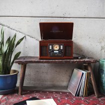 Victrola Navigator Bluetooth Record Player - Mahogany