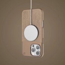 Atom Studios Split Wood Fiber MagSafe Case - Natural - iPhone 16 ProMax