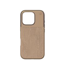 Atom Studios Split Wood Fiber MagSafe Case - Natural - iPhone 16 Pro