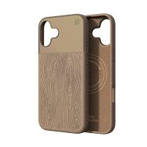 Atom Studios Split Wood Fiber MagSafe Case - Natural - iPhone 16 Plus