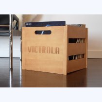 Victrola Wooden Vinyl Record Crate