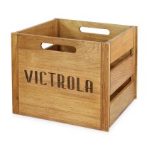 Victrola Wooden Vinyl Record Crate