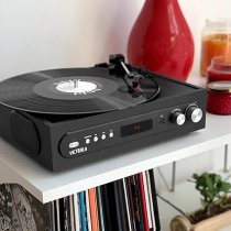 Victrola All-in-One Bluetooth Record Player - Black