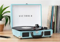 The Journey+ Suitcase Record Player - Turquoise