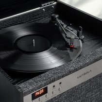 Victrola Century 6-In-1 Music Center - Black