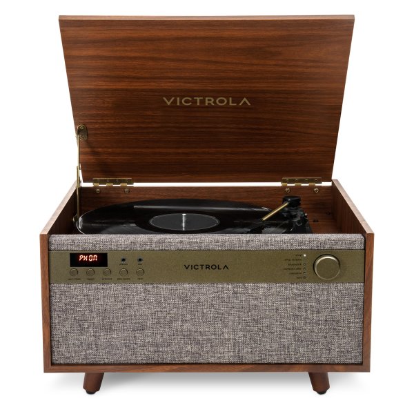 Victrola Century 6-In-1 Music Center - Walnut