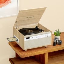 Victrola Century 6-In-1 Music Center - Natural