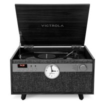 Victrola Century Signature 6-in-1 Wood Record Player - Black