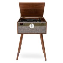 Victrola Century Signature+ 6-in-1 Wood Record Player - Walnut